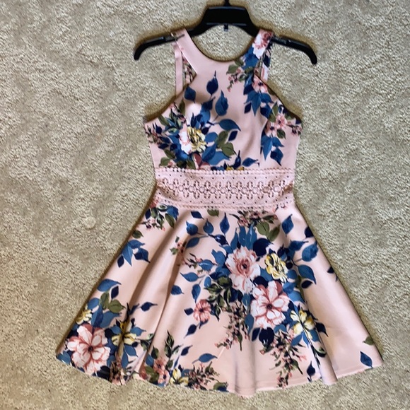 City Studio Juniors Fit & Flare Dress - Picture 1 of 4
